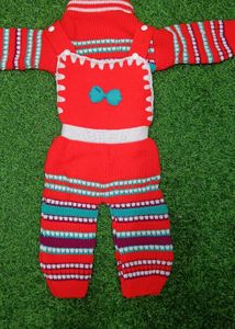 Handmade Knitted Baby Outfit