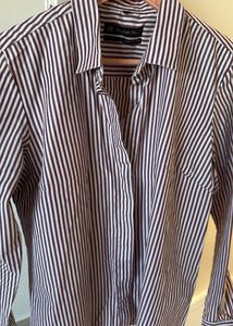 Striped Button-Down Shirt