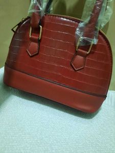 Maroon  Dome Handbag