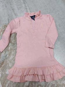 Ralph Lauren Girls Dress - Pink