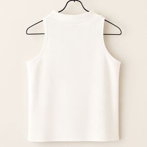 White Sleeveless Top