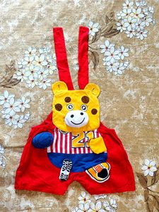 Unisexual Cute Bear Overalls