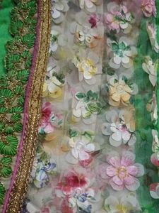 Floral saree