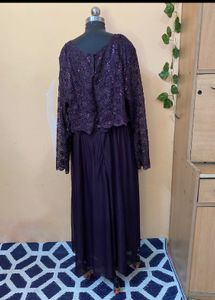 Plus Size Ankle Length Gown