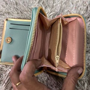 Chic Mint Green Wallet