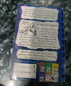Diary Of A Whimpy Kid Rodrick Rules Book
