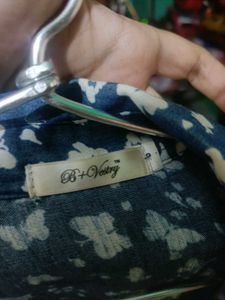 Blue Printed Shirt