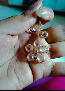 Gold Plated Shiny Stylish Earrings
