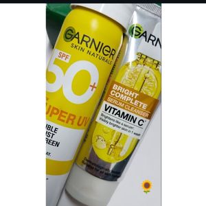 Garnier Sunscreen &amp; Cleanser
