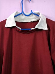 Maroon Long Sleeve Shirt