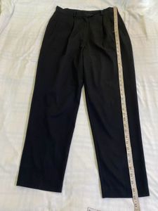 High rise Black Trousers Waist 30(fits 32 too)