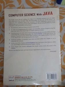 COMPUTER SCIENCE WITH JAVA CLASS 11COMPUTER