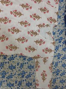 Floral Print Cotton Kurti