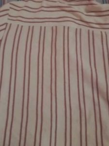 Zudio M Striped Band Collar Shirt