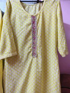 Yellow Kurta Set