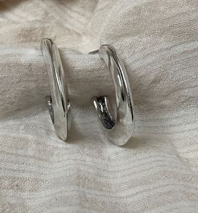 ZUDIO SILVER HOOPS