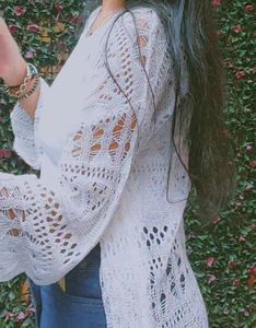 White Net Shrug