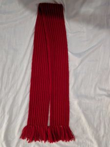 Red handmade crochet Mikasa mufler/scarf