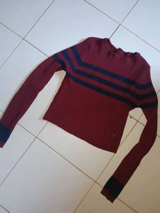 Striped Long Sleeve Top