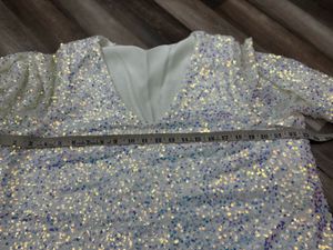 Sequin Long Sleeve Party Top