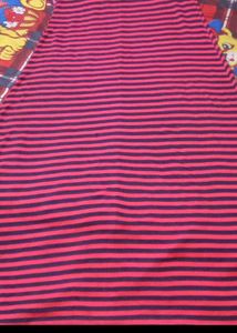 Red Cyen Kurti Combo