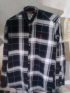 Black and White Chek Multicular Man Shirt