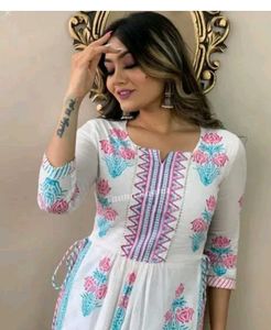 White Kurta Pant Set