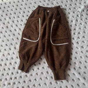 Cute Kids' Winter Vest With Fleece Pant