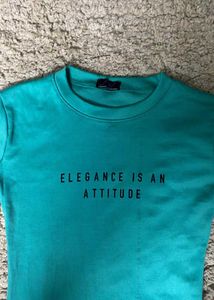 Turquoise T-Shirt Dress