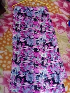 Floral Print Ethnic Dupatta / Tunic