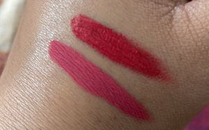 Combo Offer - Lakme 9 To 5 Nail Paint In The Shade Red Alert With 2 Sugar Cosmetics Mini Lipstick ( Shade Hot Apricot And Rust Lust)