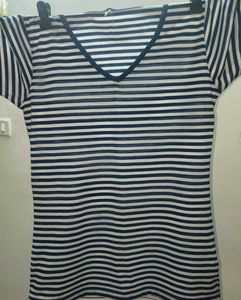 Top | Regular Use | Blue &amp; White Stripped