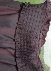 Pink Bow Detail Mini Skirt