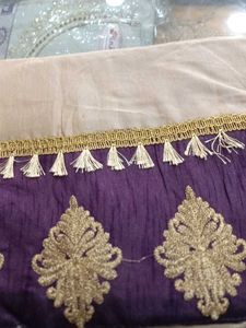 Elegant Embroidered Saree