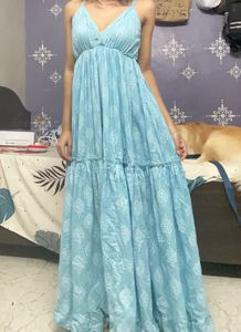 ✨ Sky Blue Boho Maxi Dress ✨