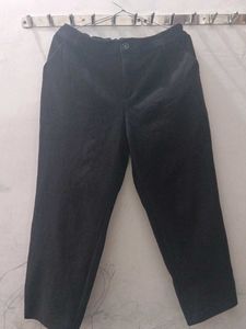 Black Wide Leg Trousers