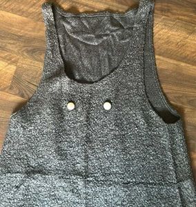 Beautiful Grey 1 Piece Sleeveless