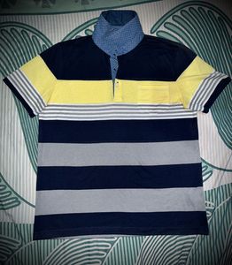 Striped Polo T-Shirt