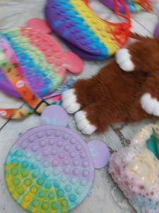 Novelty Pop It Purses Lot