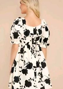 Floral Print Mini Dress