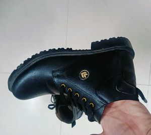 Black Leather Boots