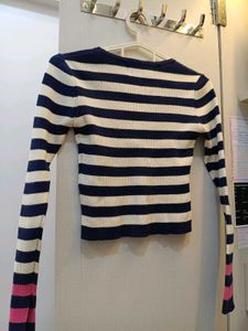 Striped Long Sleeve Top