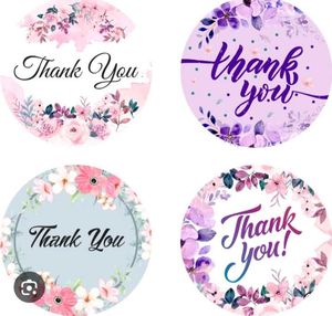 Cool Logo Stickers Thank You 100 Sticker +