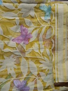Yellow Colour Saree