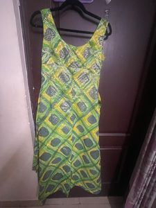 An Ethnic Modern Dress Cum A Line kurta