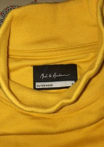 Yellow Mock Neck Top