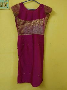 Stitched Top From Silk Saree