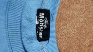 A Sky Blue Sweatershirt .