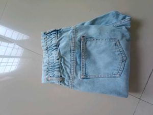 Light Blue Denim Joggers