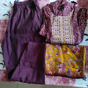 Ethnic Print Kurta nyra cut with side slit